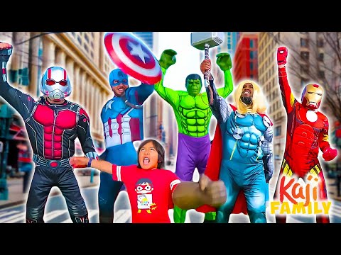 Ryan's GREATEST Marvel Superhero Challenges!