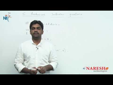 modify Operators | C Technical Interview Questions and Answers | Mr. Srinivas