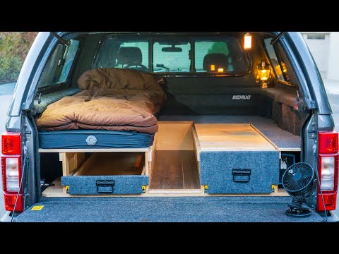 DIY Truck Bed Platform WITH Power | Start To Finish