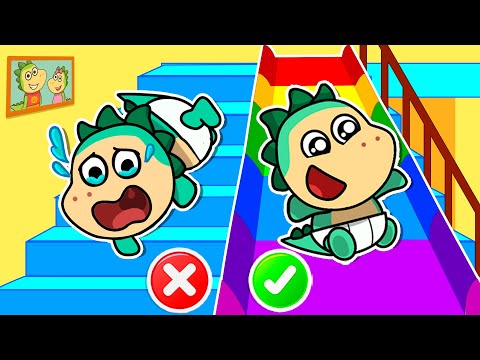 😞Oh no! Storm outside! ⛈️Spike and Sparkle Have Fun Indoors! 😜 Stories for Kids By Fire Spike🔥