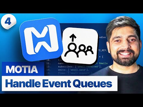 Processing job queue for events with Motia