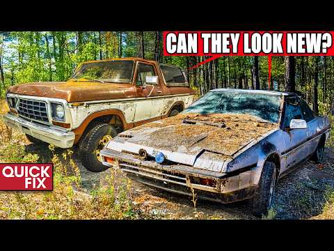 I Found RARE & ABANDONED Cars From The '70s and '80s To Detail!