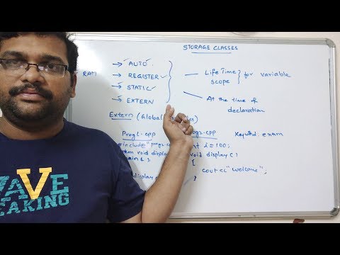 STORAGE CLASSES - C++ PROGRAMMING