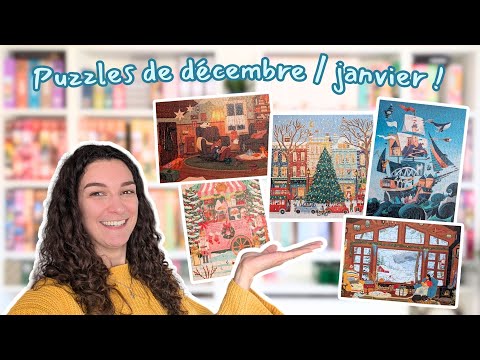 ASSEMBLAGES - Mes puzzles de décembre / janvier ! 🧩☃️