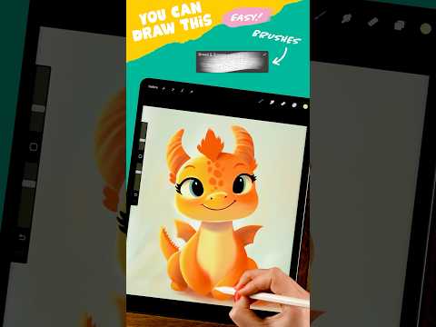 Cute Dragon Drawing #SpringOnYoutube #artwithflo
