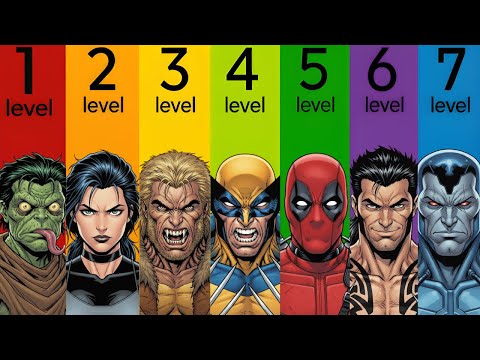 The 7 Levels of Mutant Healing Factors