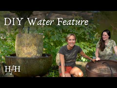 Create a Peaceful DIY Water Feature | Easy Garden Inspiration Using Flower Pots | Backyard Project