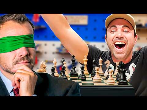 Can Mark Rober Beat A Blindfolded Chess Master?