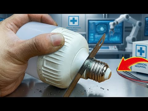 Cut Old LED Bulbs — This Genius Tool Hack Turns Waste into a Useful Tool