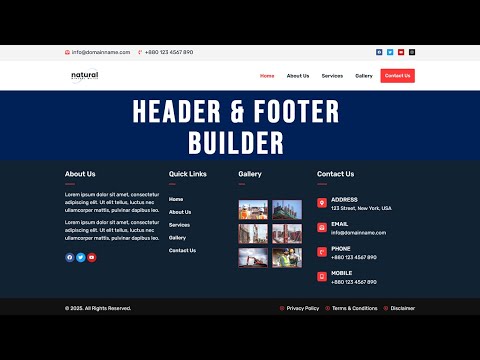 [FREE] Elementor Header & Footer Builder Plugin 2025 | Ultimate Addons for Elementor Tutorial