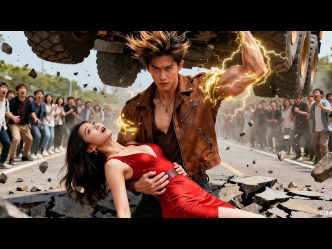 窮小子單手就舉了100噸重的卡車，救了一位美女CEO！她獻出億萬身家求婚！