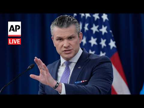 LIVE: Pete Hegseth holds Pentagon briefing on the Iran war
