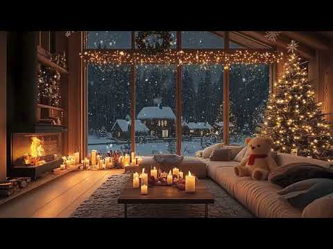 Peaceful Holiday Hearth 2025 | Soothing Piano with Crackling Fire for Restful Sleep and Calm