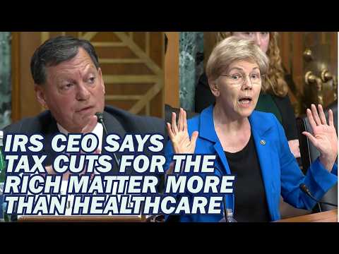 On Tax Day, Warren Blasts Trump IRS CEO for Choosing Giant Corporations Over Taxpayers and Families