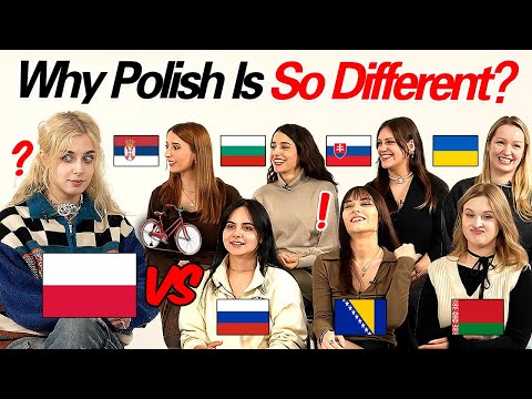 Why Polish Is So Different With Other Slavic Languages? l 8 Slavic Countries!