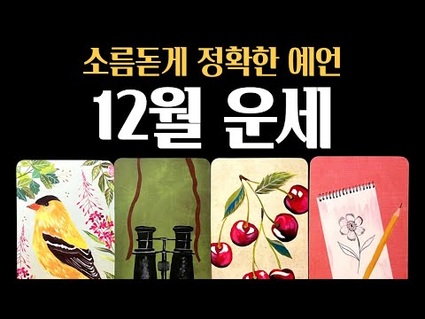 [타로]🔥99.9% 미친 적중률❗12월에 반드시 마주하게 될 ‘좋은 소식’ 💫