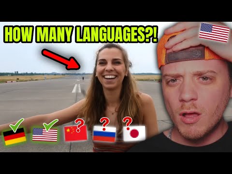 American Reacts to How Many Languages GERMANS Speak