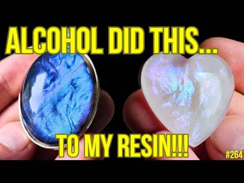 #264. Using ALCOHOL To Make HOLOGRAPHIC Effects In Resin Art!