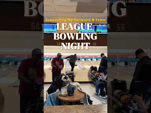 Supporting My Husband at League Bowling 🎳💛 | Date Night Vibes #CouplesVlog #DateNight