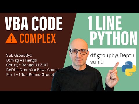 5 Complex VBA Tasks That Take 1 Line of Python