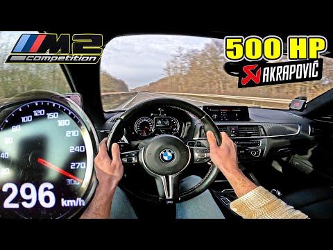 500HP BMW M2 Competition MANUAL is a BLAST on the AUTOBAHN!