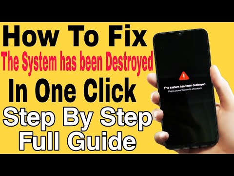 HINDI | How To Fix the system has been destroyed | Step By Step Full Guide 2024