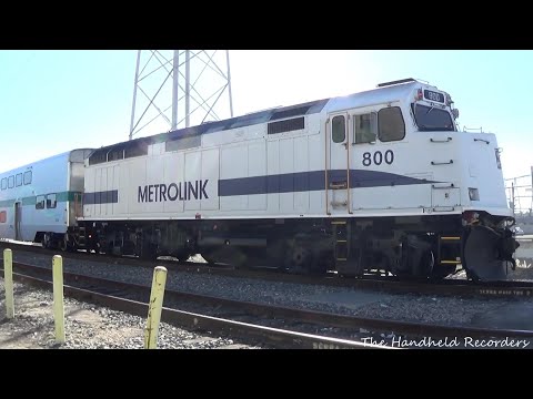 Metrolink And Amtrak Action At North Main St In 2015