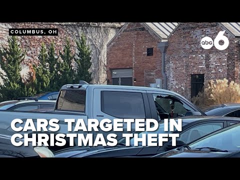 Burglar strikes Christmas morning, searching cars for valuables and gifts