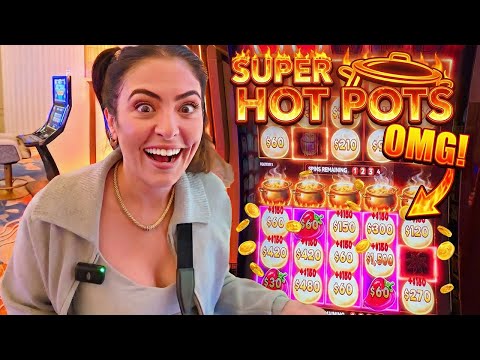 7 Jackpots. $113,000. HOT POTS Went Completely Insane!