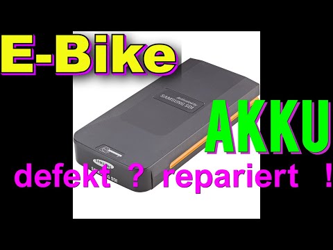 defekter E Bike Akku repariert ohne Zellentausch messen prüfen und laden