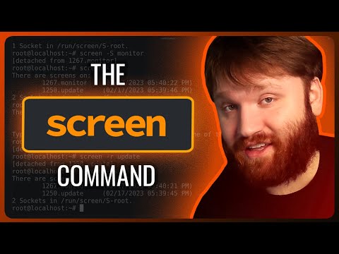 Run Terminals INSIDE Terminals | The Screen Command on Linux