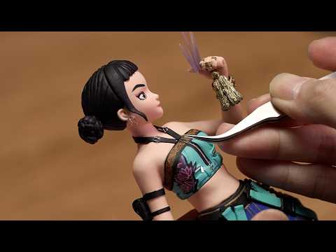 Making K-pop Demon Hunters Zoey Figures with 3D Pen