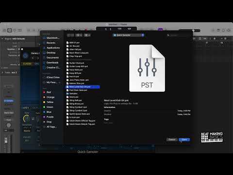 The Quickest Way To Save Drum Samples In Logic Pro X