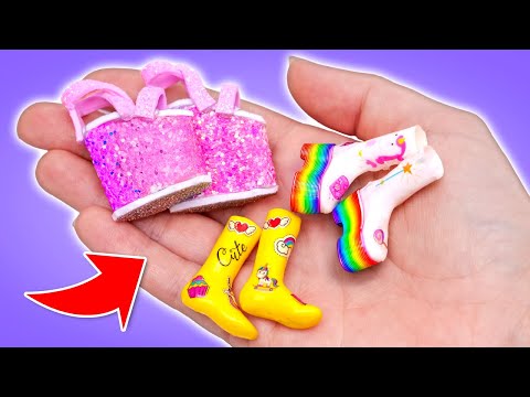 Tiny Shoes Disaster! DIY Fix for Your Dolls 👠🎀
