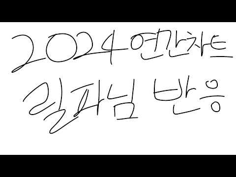 [릴파 반응영상] 2024 왁타버스 뮤직 연간차트