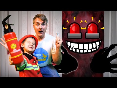 Little Firefighter Overcomes his Fears and Learns to Sleep Alone