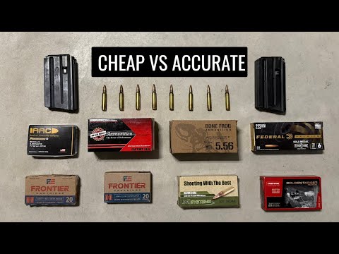 Best Match 5.56 Ammo Under $1 For SPRs and Precision Gas Guns - Testing Part 1