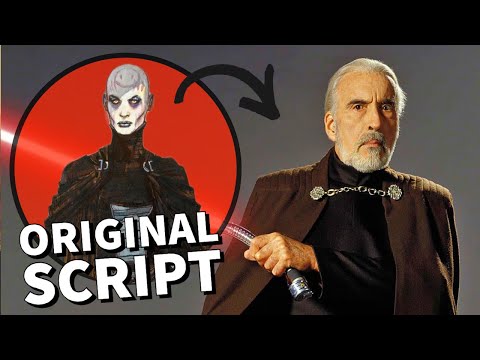 The Original Script for Star Wars Attack of the Clones was Better?