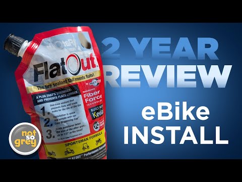 How to Install FlatOut Tire Sealant in 2025 on your eBike with 2 Year Review