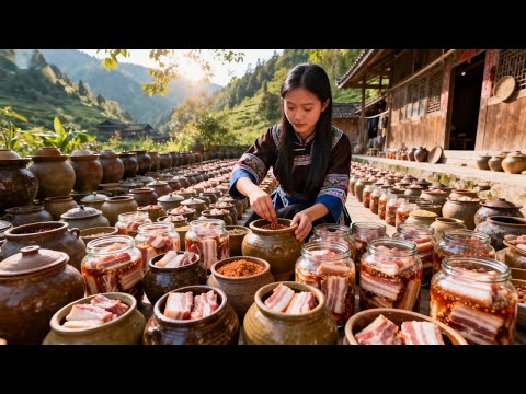 侗家食味传统腌酸肉，是岁月腌渍的乡愁，也是侗家人舌尖上戒不掉的偏爱。