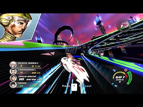 Speed Racer The Videogame - Grand Prix - Mach 6 - Mirror - Long - Clockwise