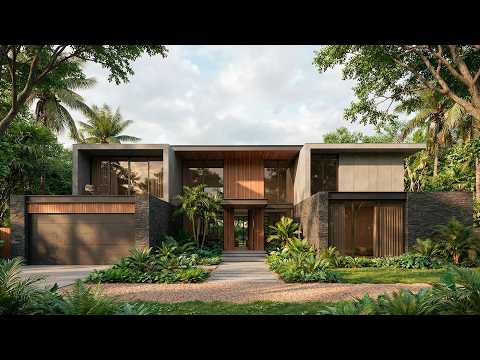 Modern Luxury Tropical Villa: Full Build & Interior Design Timelapse
