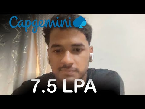 Capgemini Senior Analyst | 7.5 LPA | SELECTED