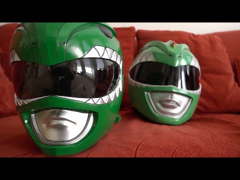 Eric0101 Green Ranger Helmet unboxing and comparison
