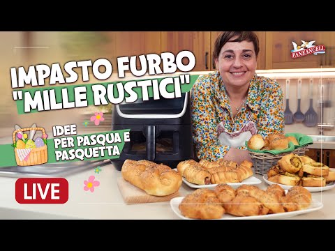 IMPASTO FURBO "MILLE RUSTICI" Facilissimo e versatile - Ricetta in diretta
