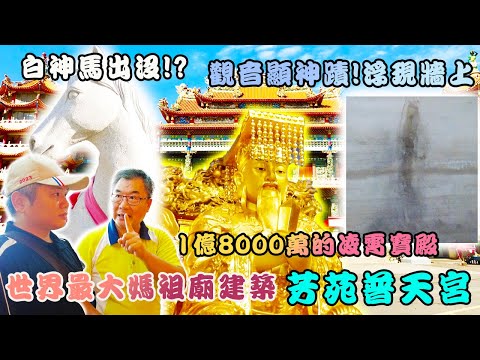 【介紹你好廟】EP23 芳苑普天宮｜天上聖母媽祖【普天媽】｜世界最大媽祖殿｜白神馬出沒!｜風水穴｜觀世音菩薩顯神蹟｜8000萬的凌霄寶殿｜先楓行腳　＃拜拜#宮廟 天上聖母＃媽祖＃風水＃觀世音菩薩