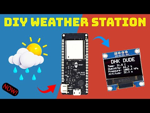 Build Your OWN ESP32 Weather Station with BME280 and OLED Display NOW!