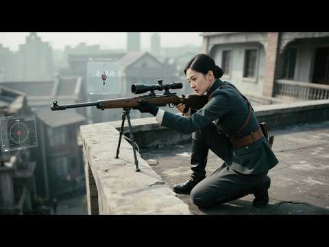 Sniper Movie! Female sniper eliminates the moving target with one headshot, annihilating the traitor