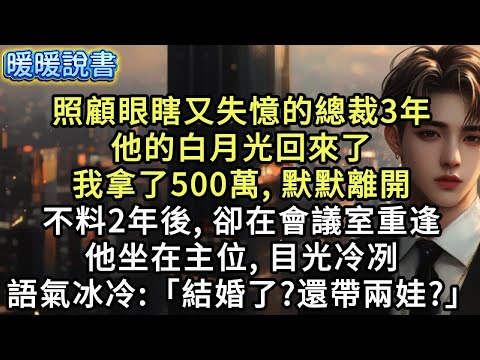 照顧眼瞎的總裁3年，他的白月光回來了，說：「他就由我來照顧吧，你可以功成身退了」。我拿了500萬，連夜出國。兩年後，我在會議室重逢了他。他成了我的上司，目光冷冽，語氣冰冷：「結婚了？還帶兩個孩子？」