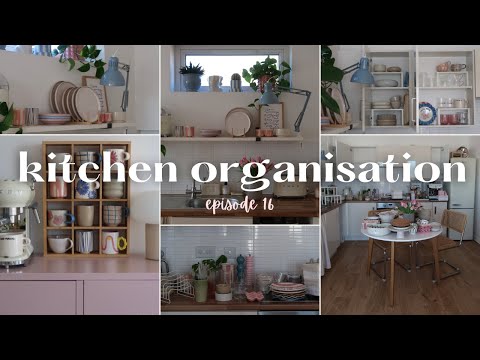 #16 KITCHEN RESET | how to organise & clean for an aesthetic look | silent vlog
